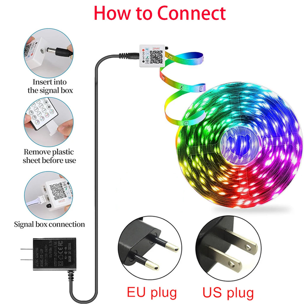 Led Lights for Room Music Sync RGB