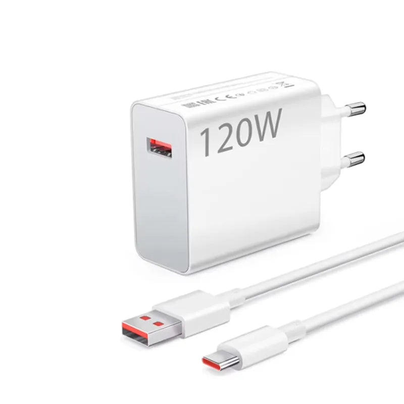 120W Super Fast USB-C Charger with Cable