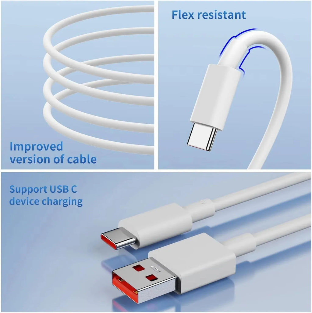 120W Super Fast USB-C Charger with Cable