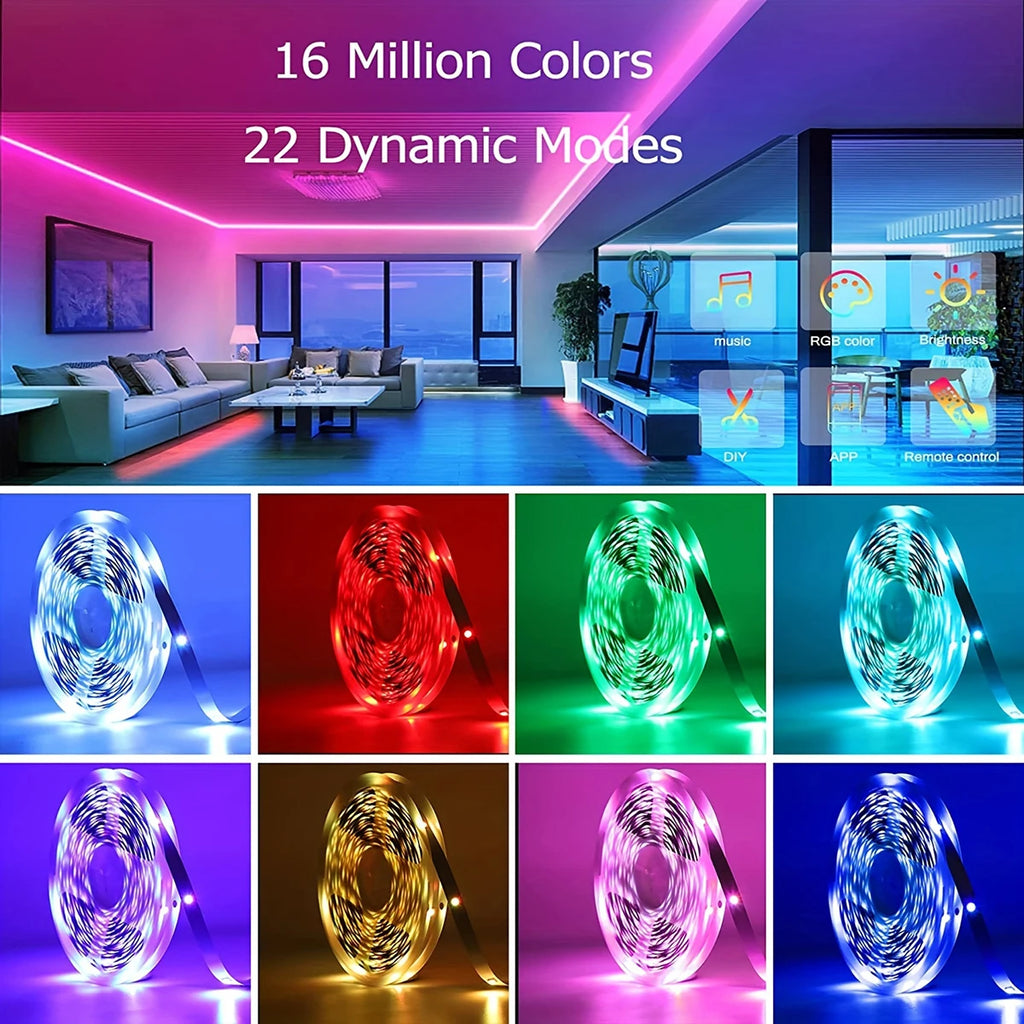 Led Lights for Room Music Sync RGB